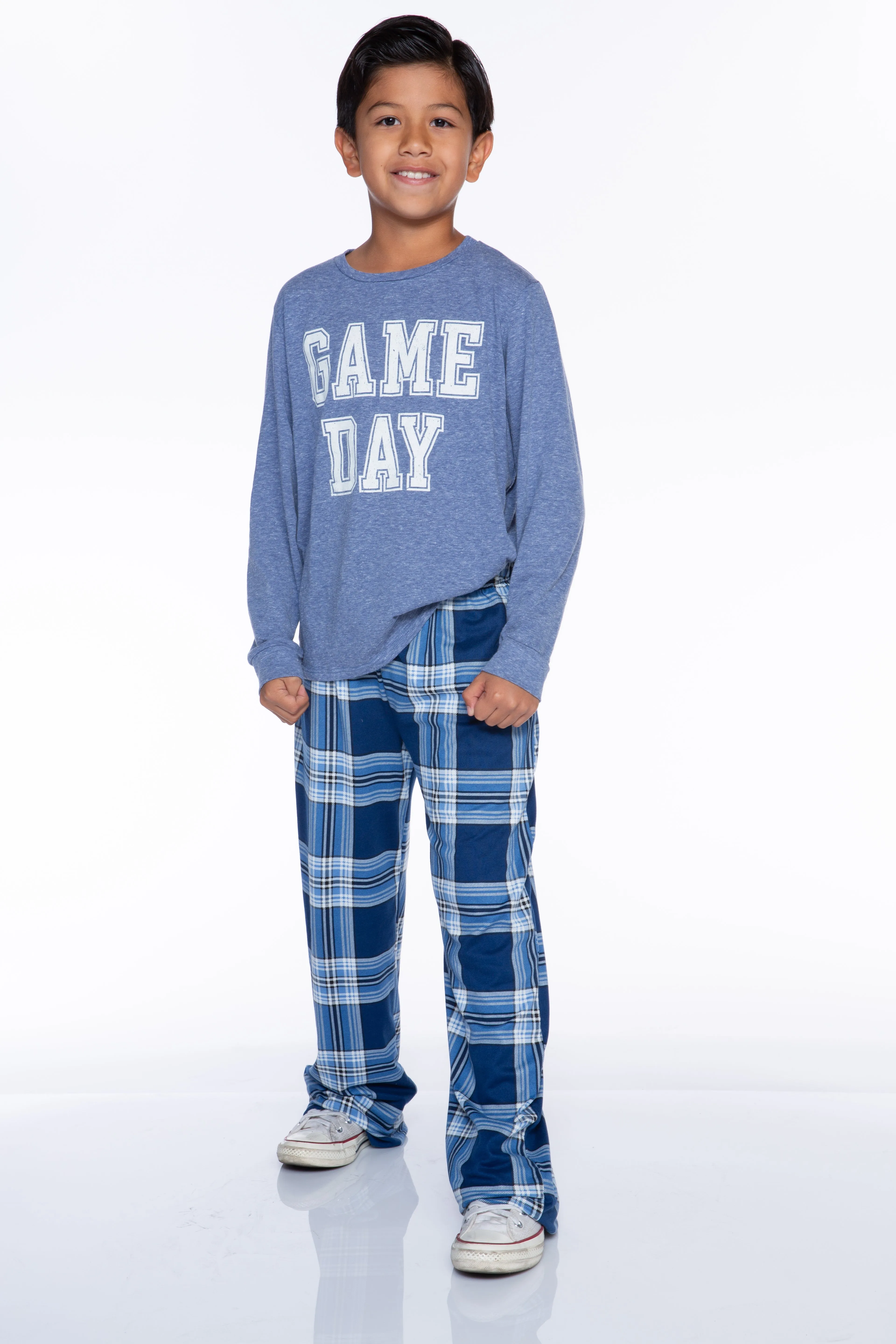 Long Sleeve Tee - Navy Game Day