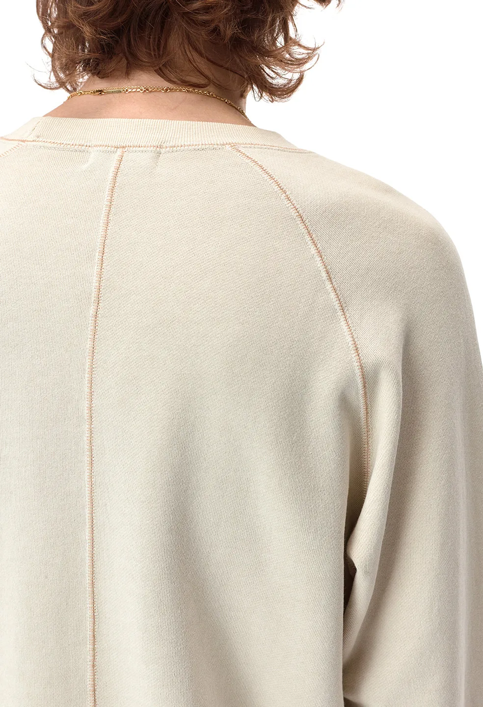 Loose Stitch Raglan Crew / Washed Dune