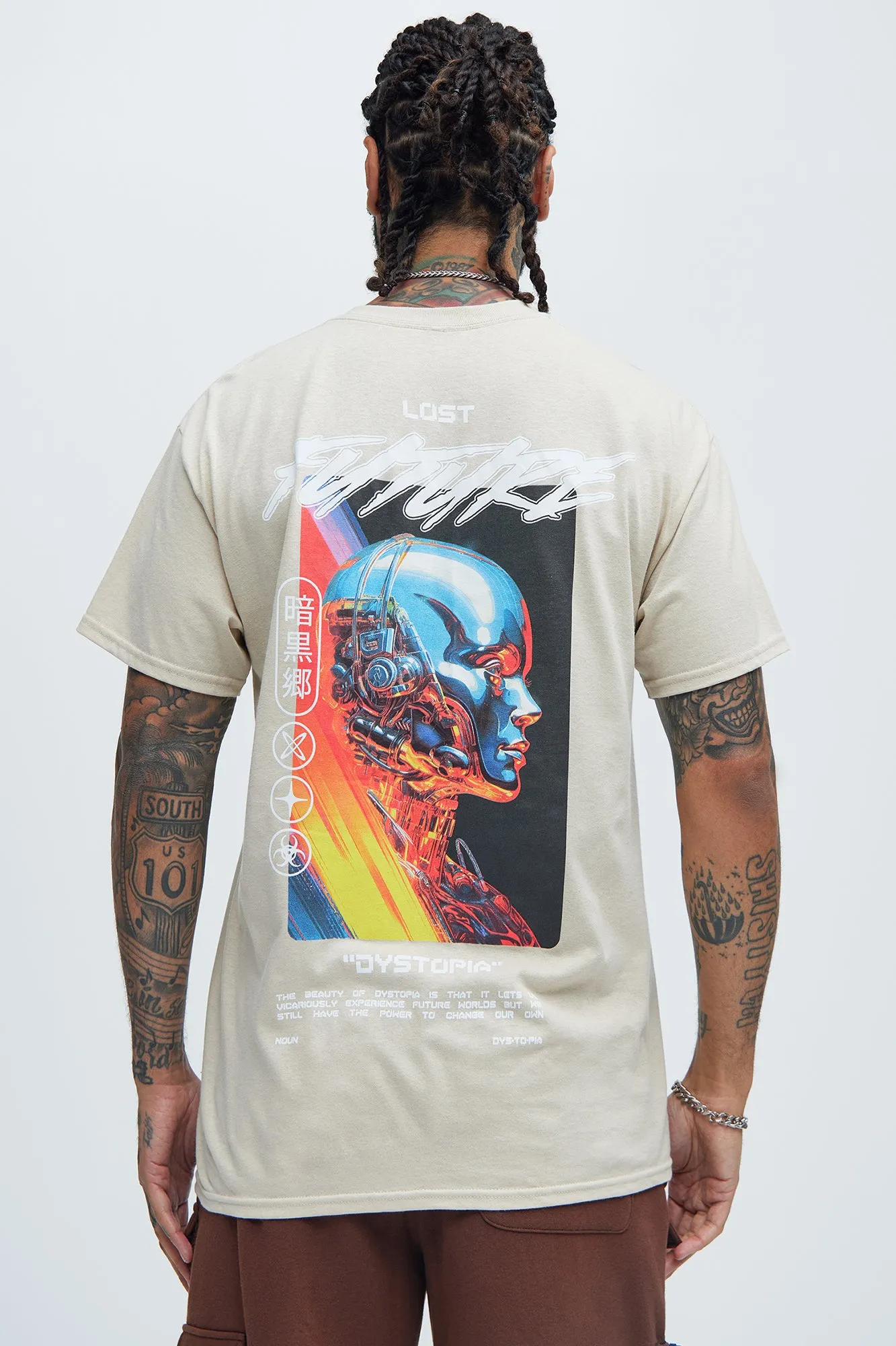 Lost Future Short Sleeve Tee - Sand