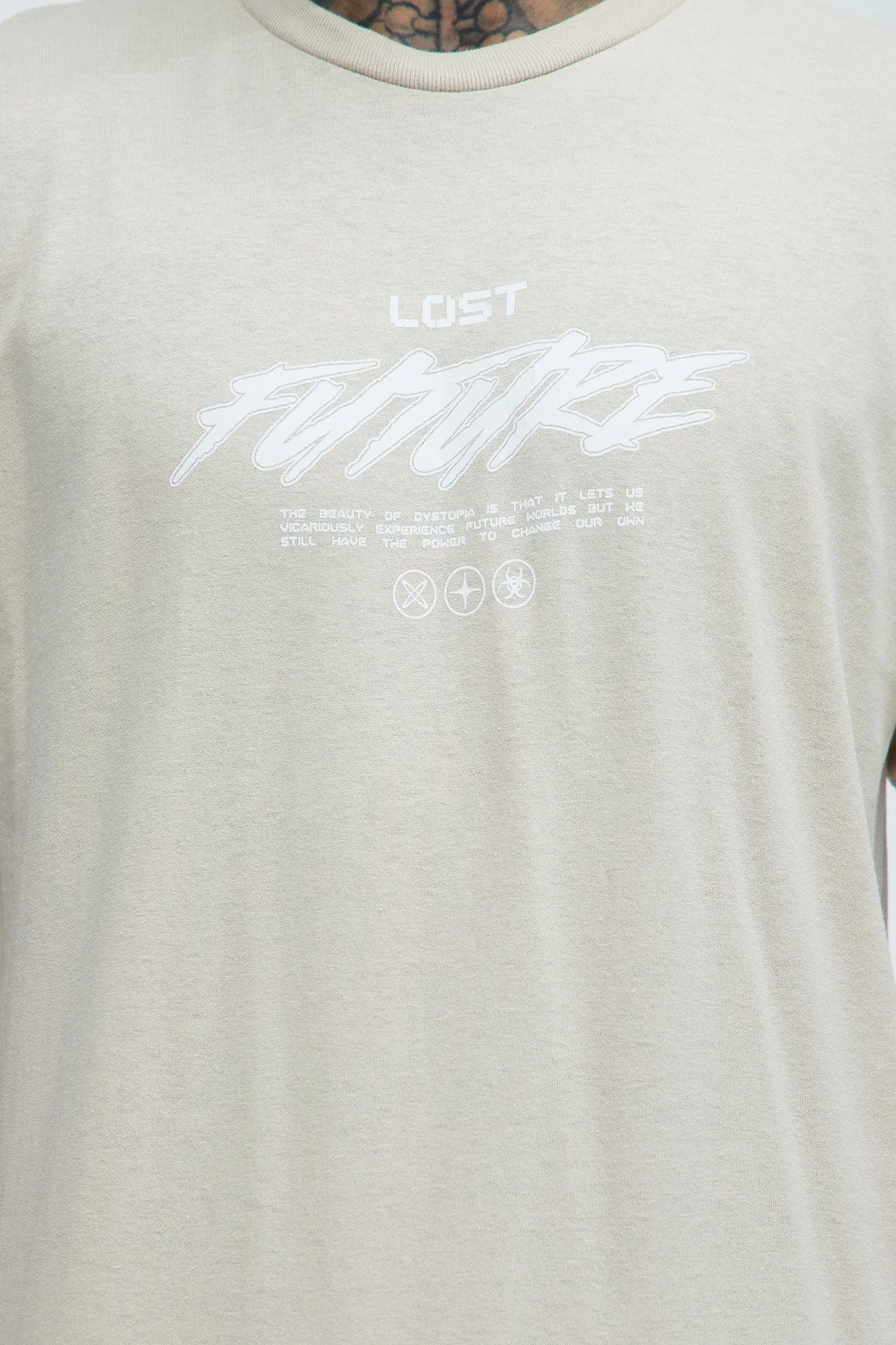 Lost Future Short Sleeve Tee - Sand