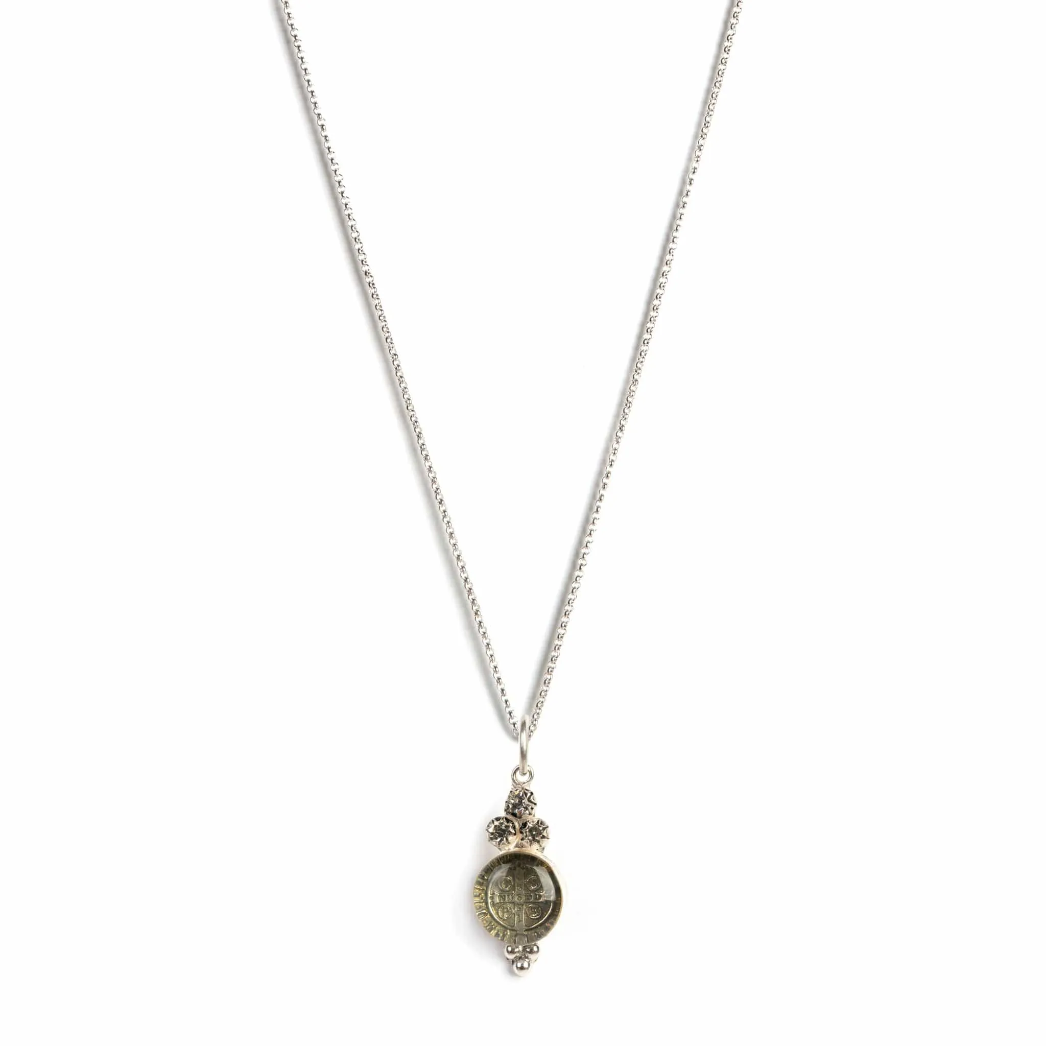 Lucia Clear Charm Necklace