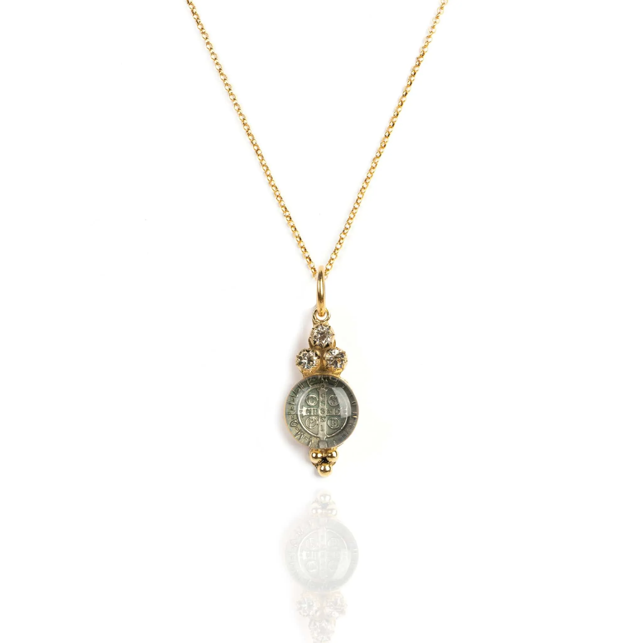 Lucia Clear Charm Necklace