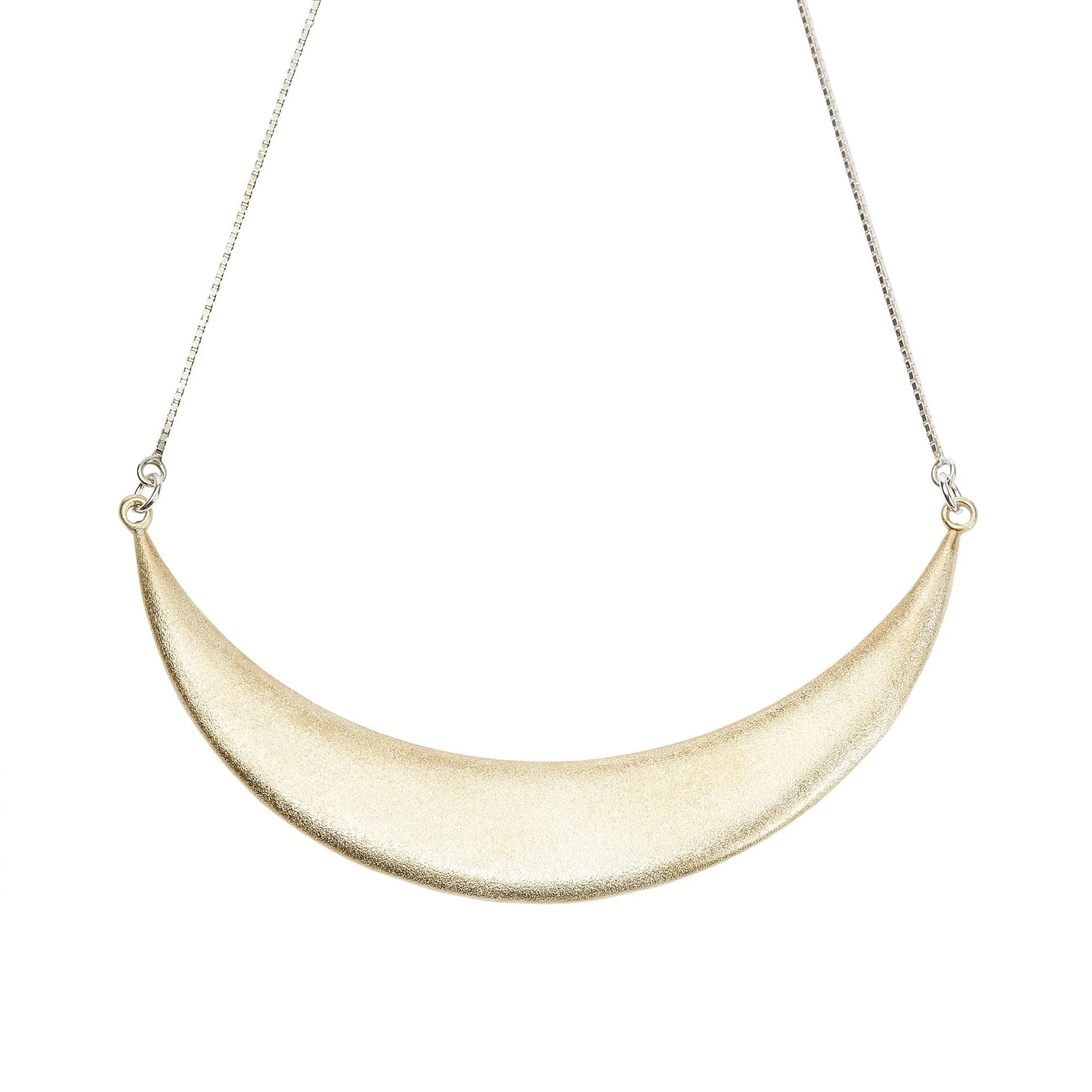 Luna Creciente Statement Necklace - Bronze