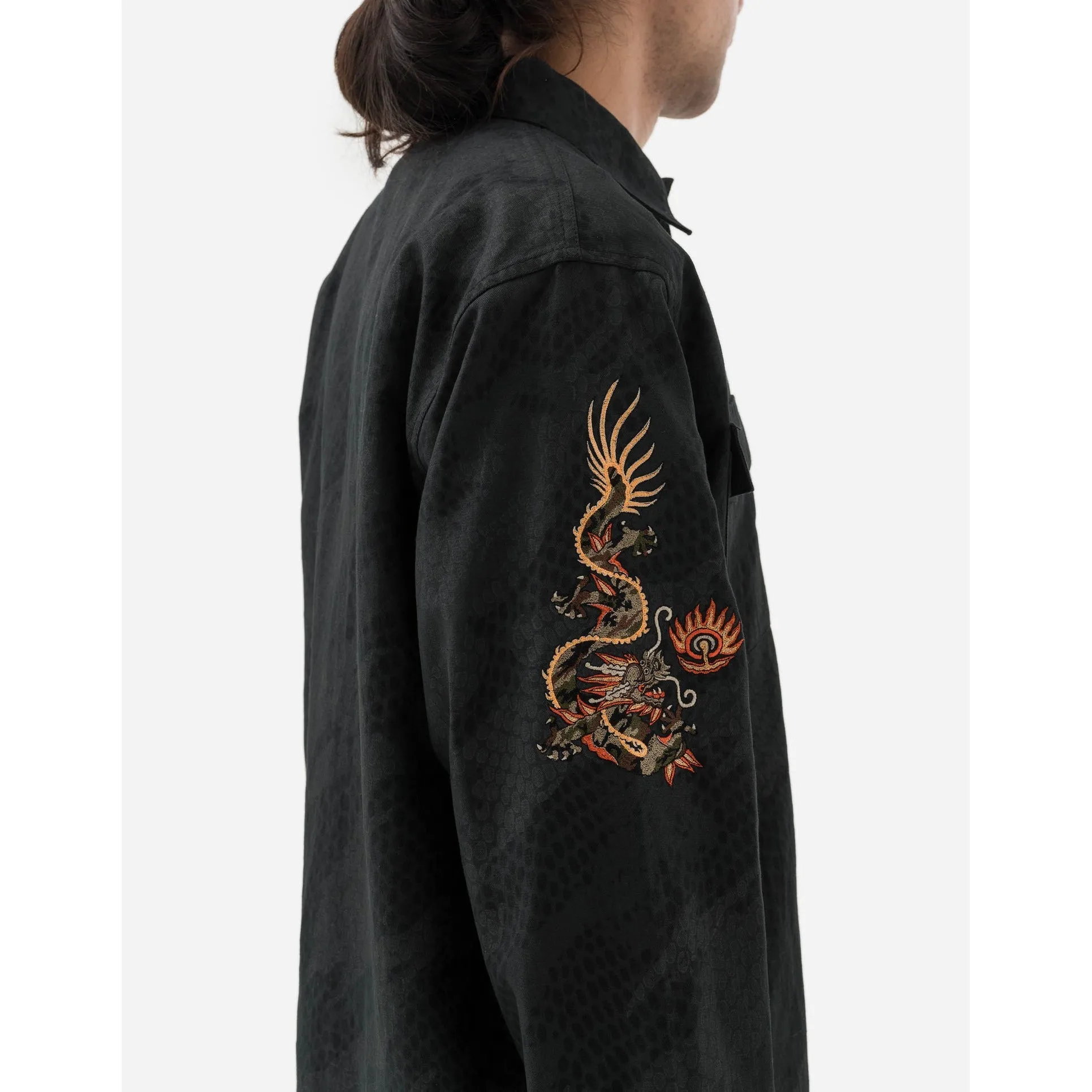 Maharishi Men Original Dragon Camo Overshirt Subdued Night