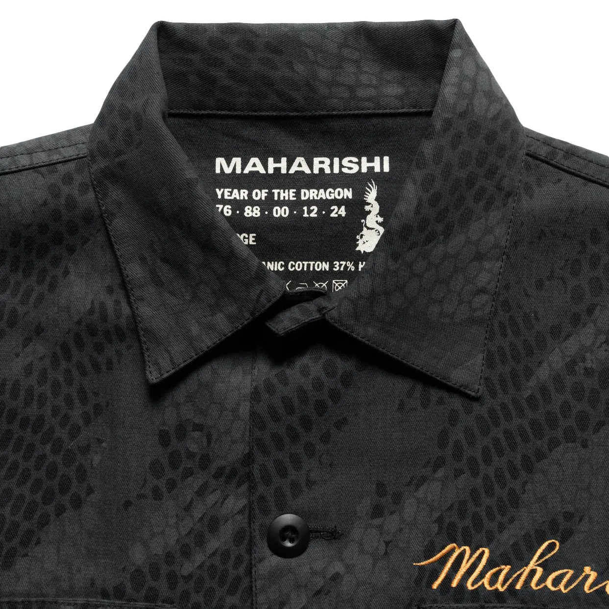 Maharishi Men Original Dragon Camo Overshirt Subdued Night