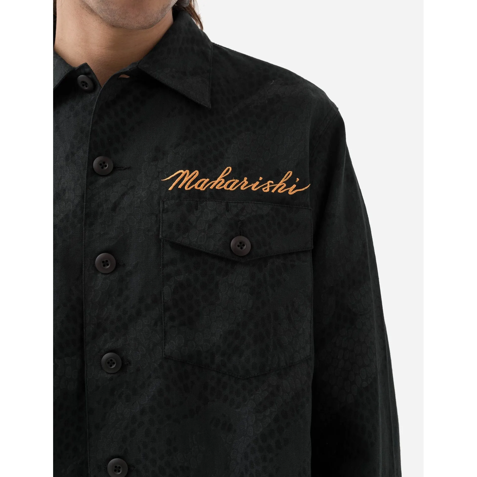 Maharishi Men Original Dragon Camo Overshirt Subdued Night