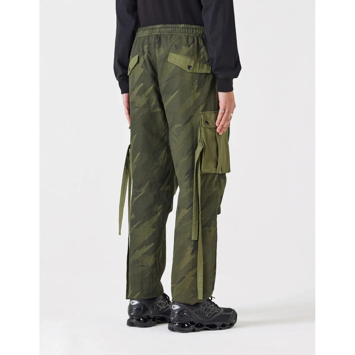 Maharishi Men Pointillist Camo Cargo Track Pants Jungle