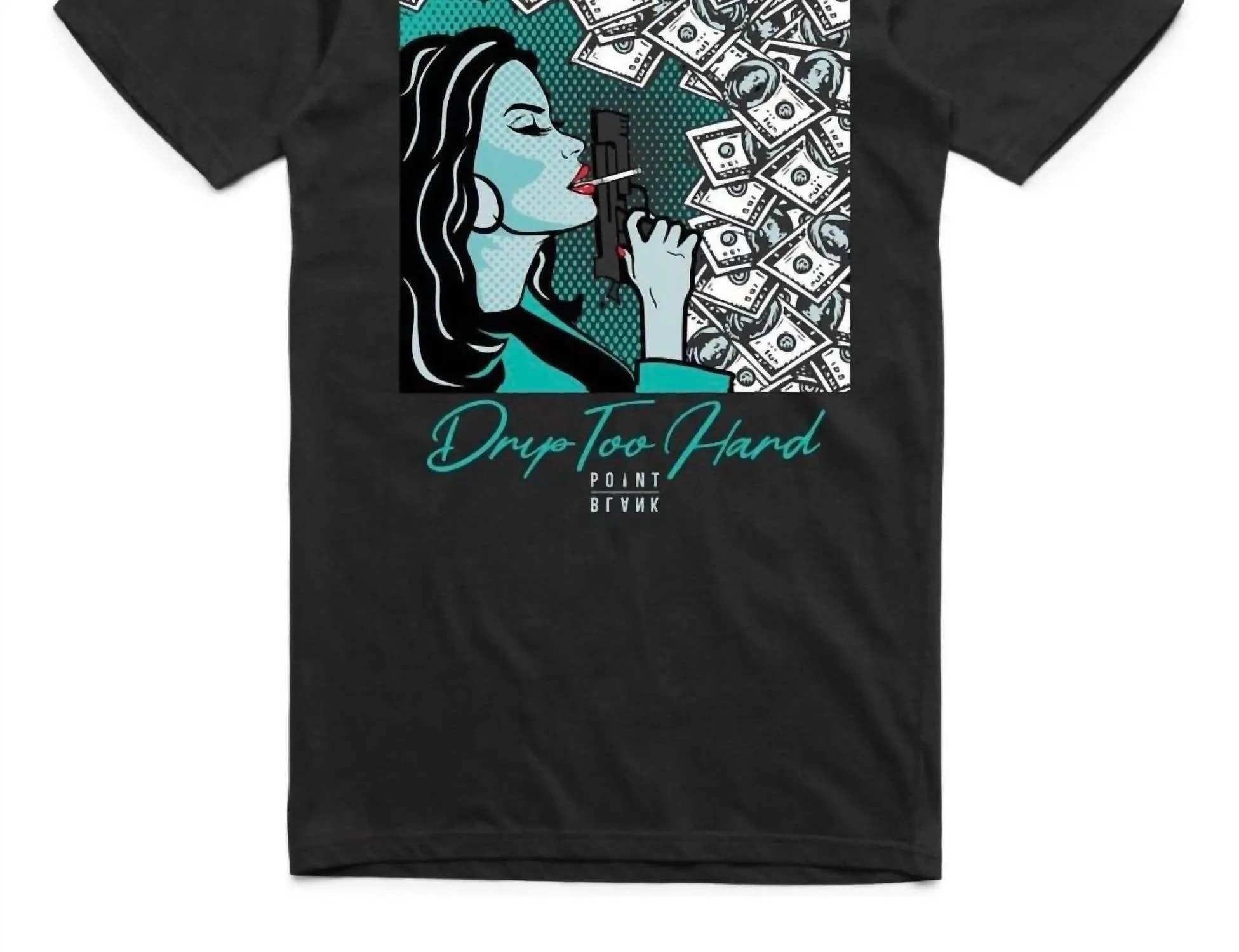 Men's Drip Too Hard T-Shirt In Black