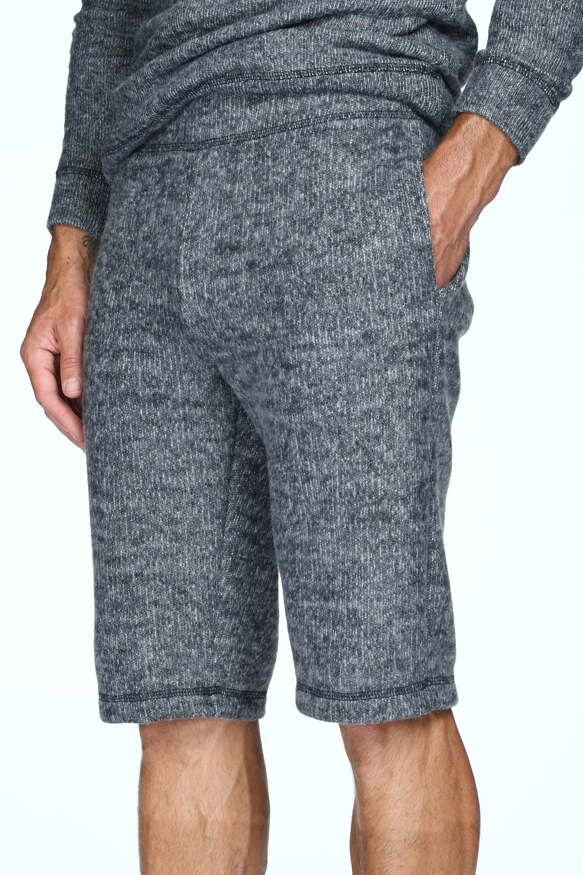 Men's Soft Knit Melange Shorts