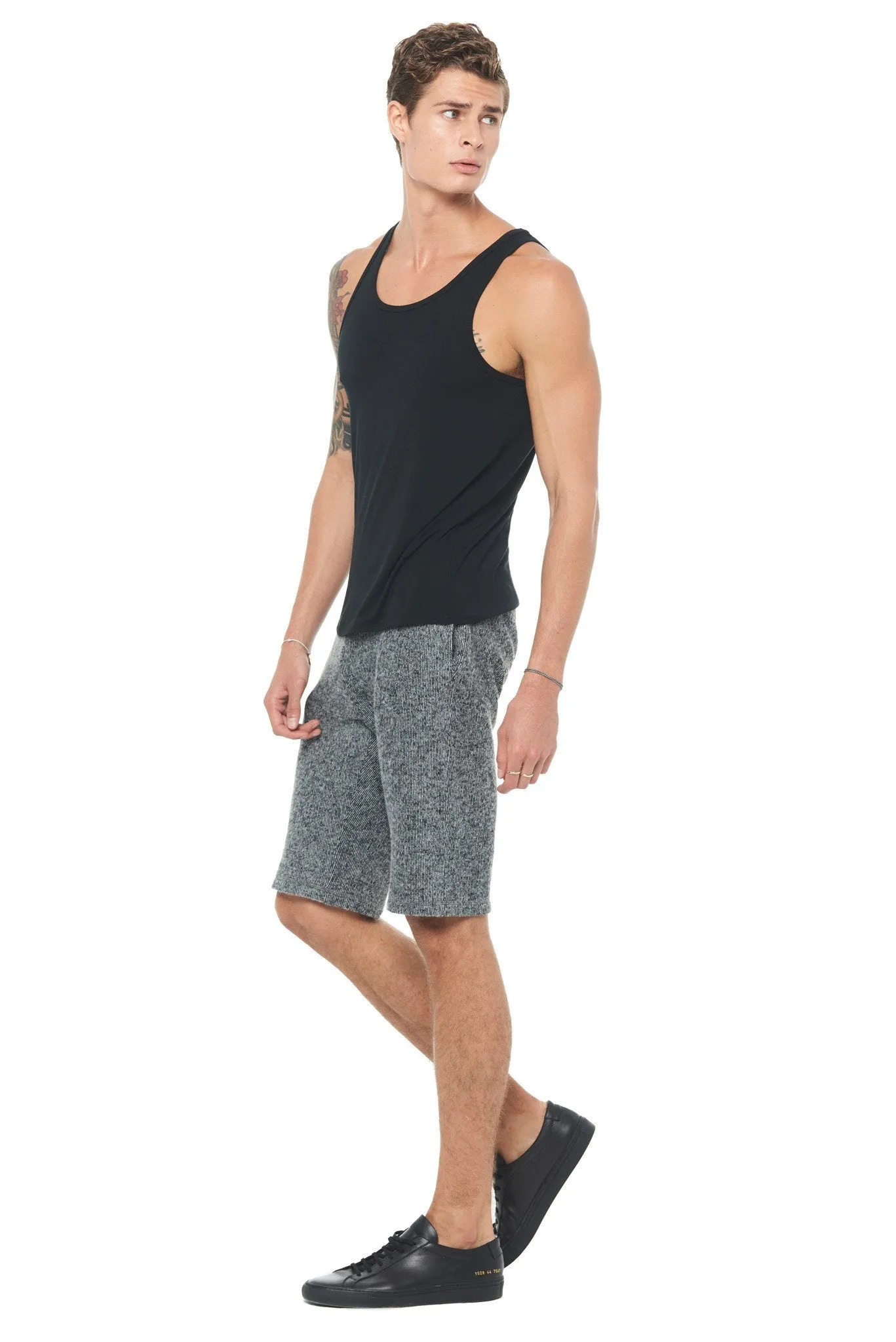 Men's Soft Knit Melange Shorts