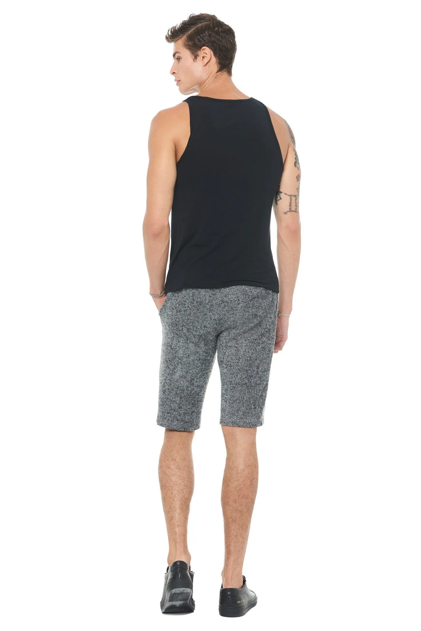 Men's Soft Knit Melange Shorts