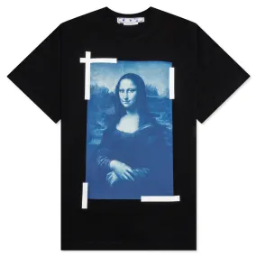 Mona Lisa Slim S/S Tee - Black/Blue