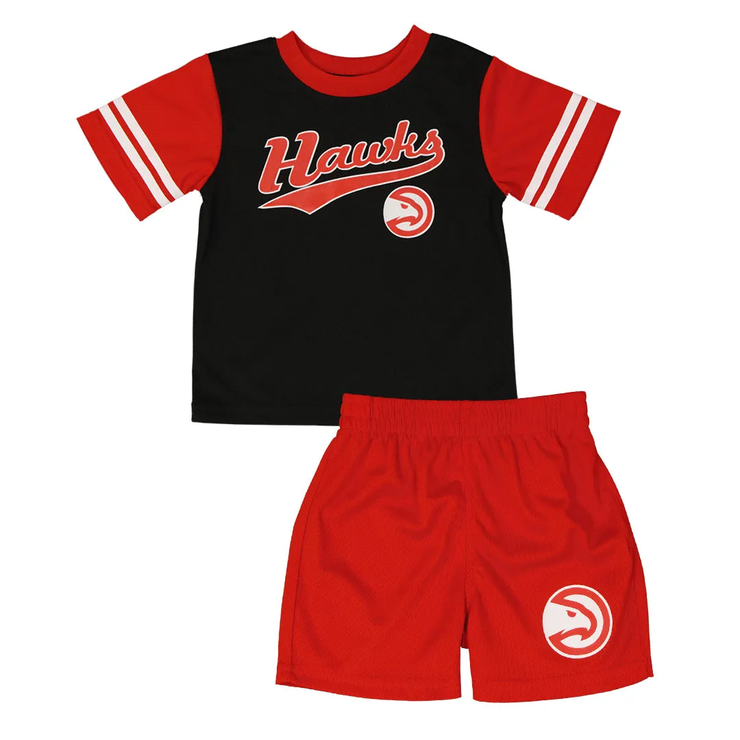 NBA - Kids' (Toddler) Atlanta Hawks Top/Short Set (KT24BBF HA)