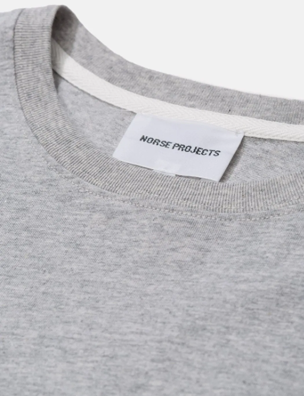 Norse Projects Niels Canoe Adventure T-Shirt - Light Grey Melange