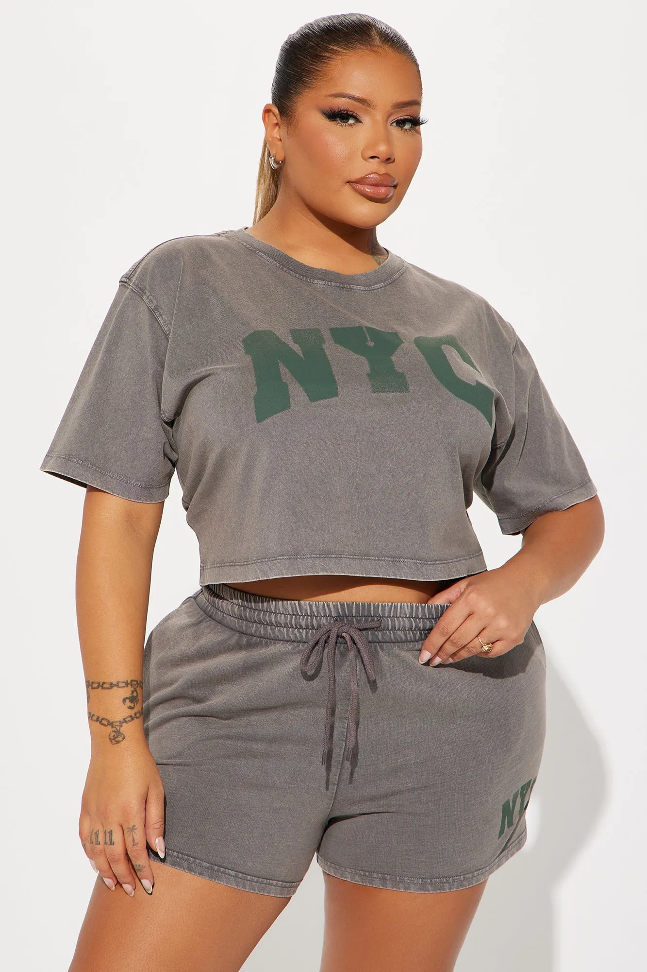 NYC Era Short Set - Mocha