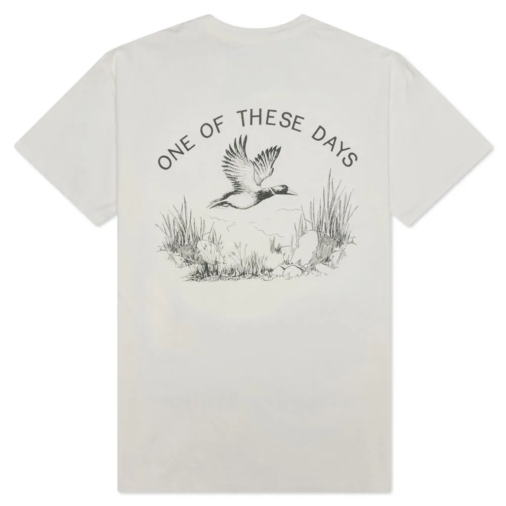 One Of These Days Mallard Hunt Tee - Bone