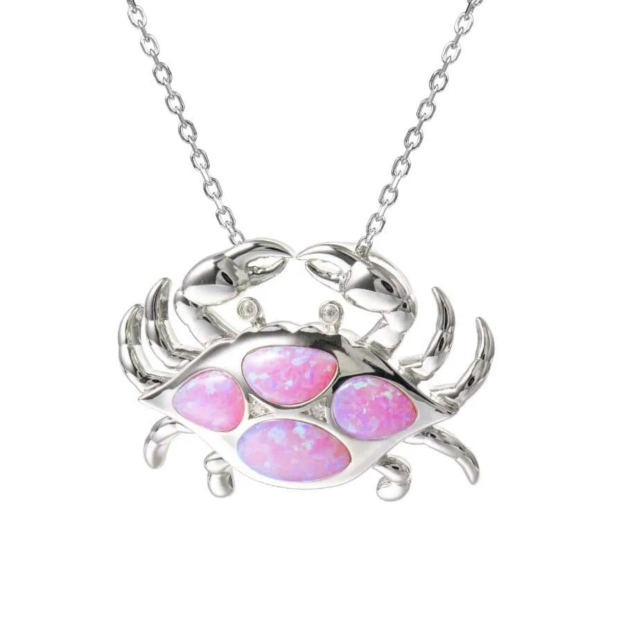 Opal Mighty Crab Pendant