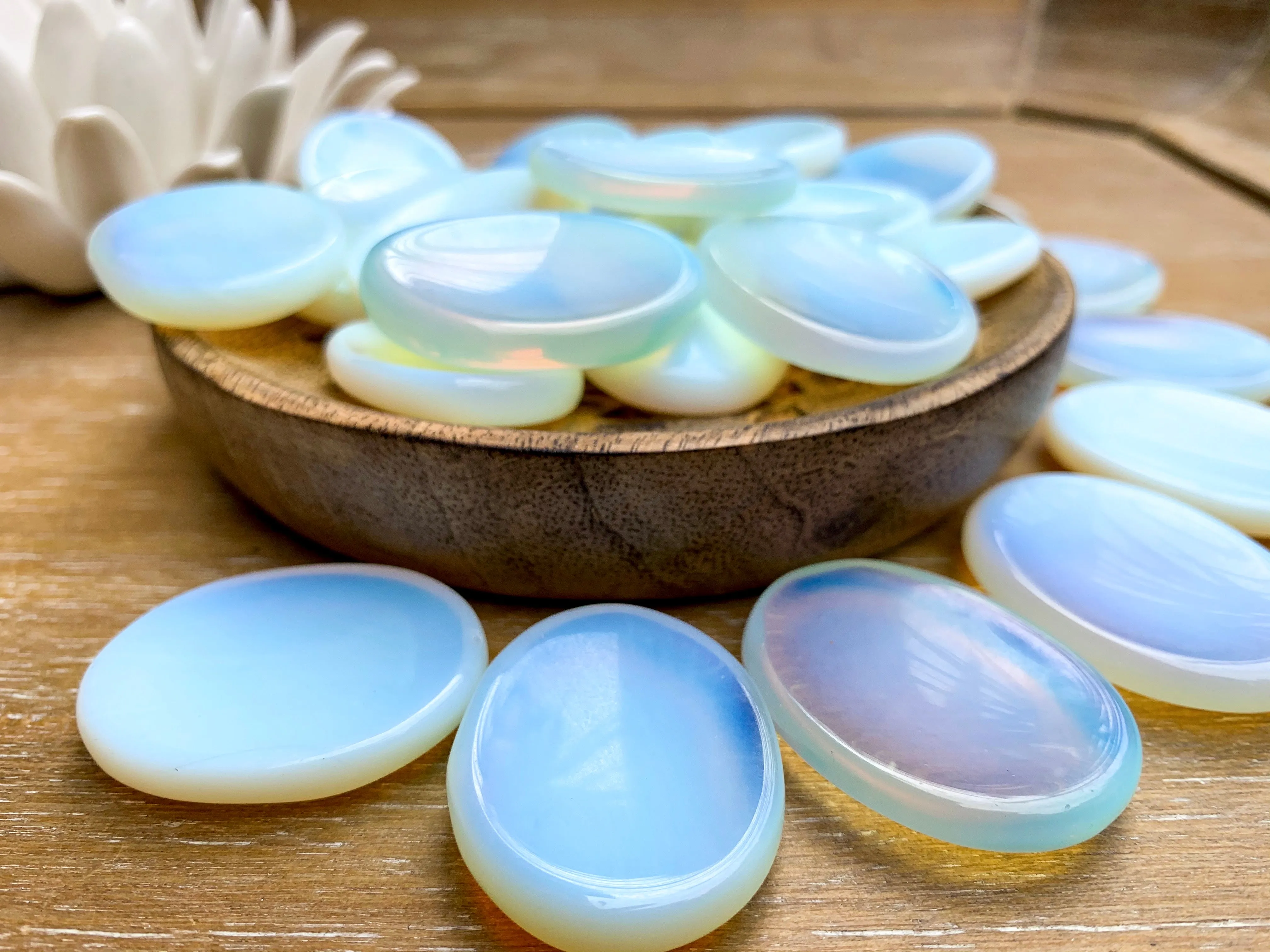 Opalite Mini Worry Stone