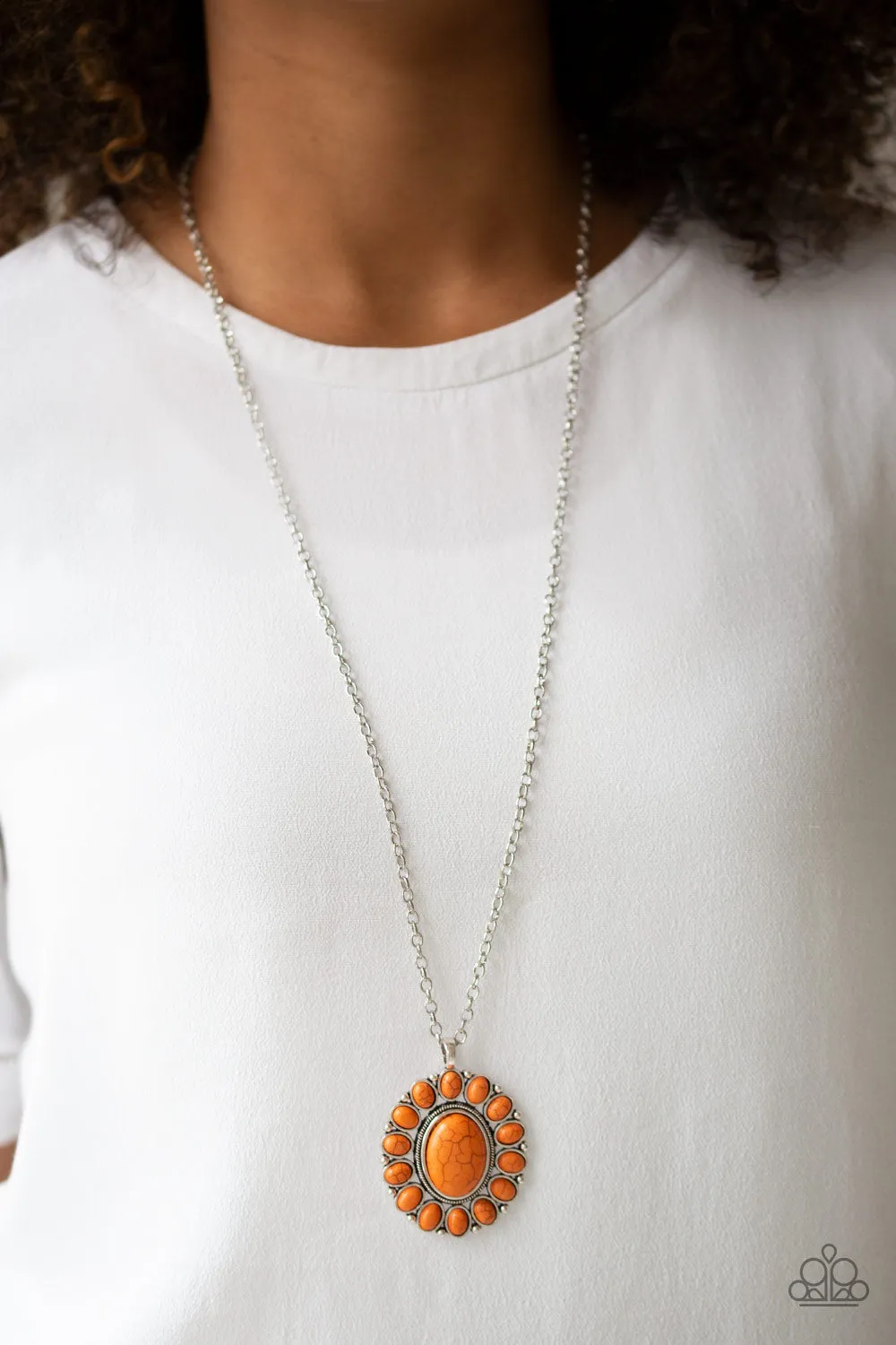 Paparazzi Necklace ~ Rancho Roamer - Orange