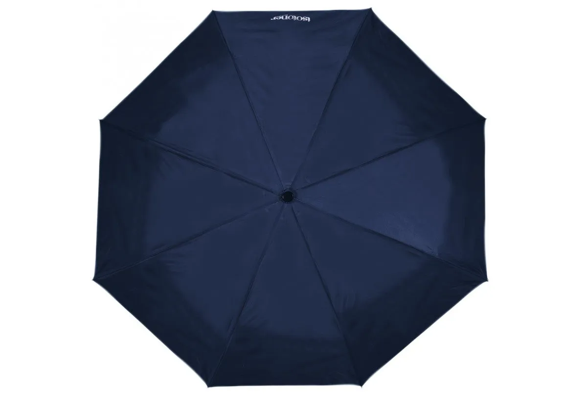 Parapluie pliant X-TRA Solide Crook Isotoner Marine