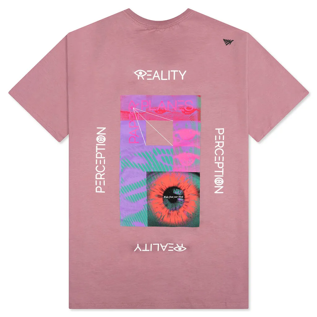 Perception is Reality Tee - Rose