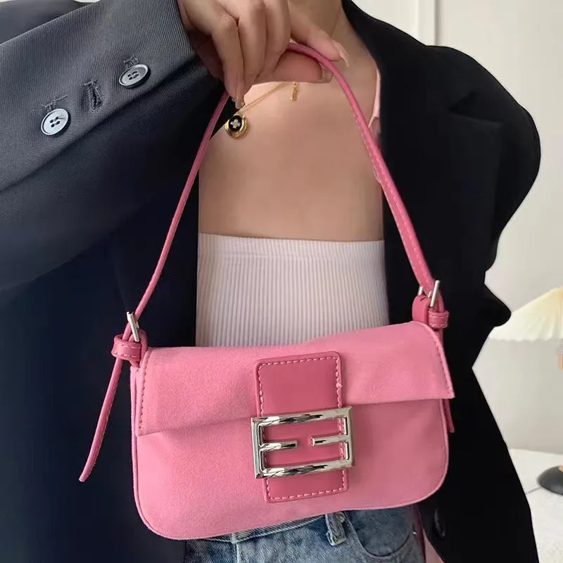 Pink Buckle Purse