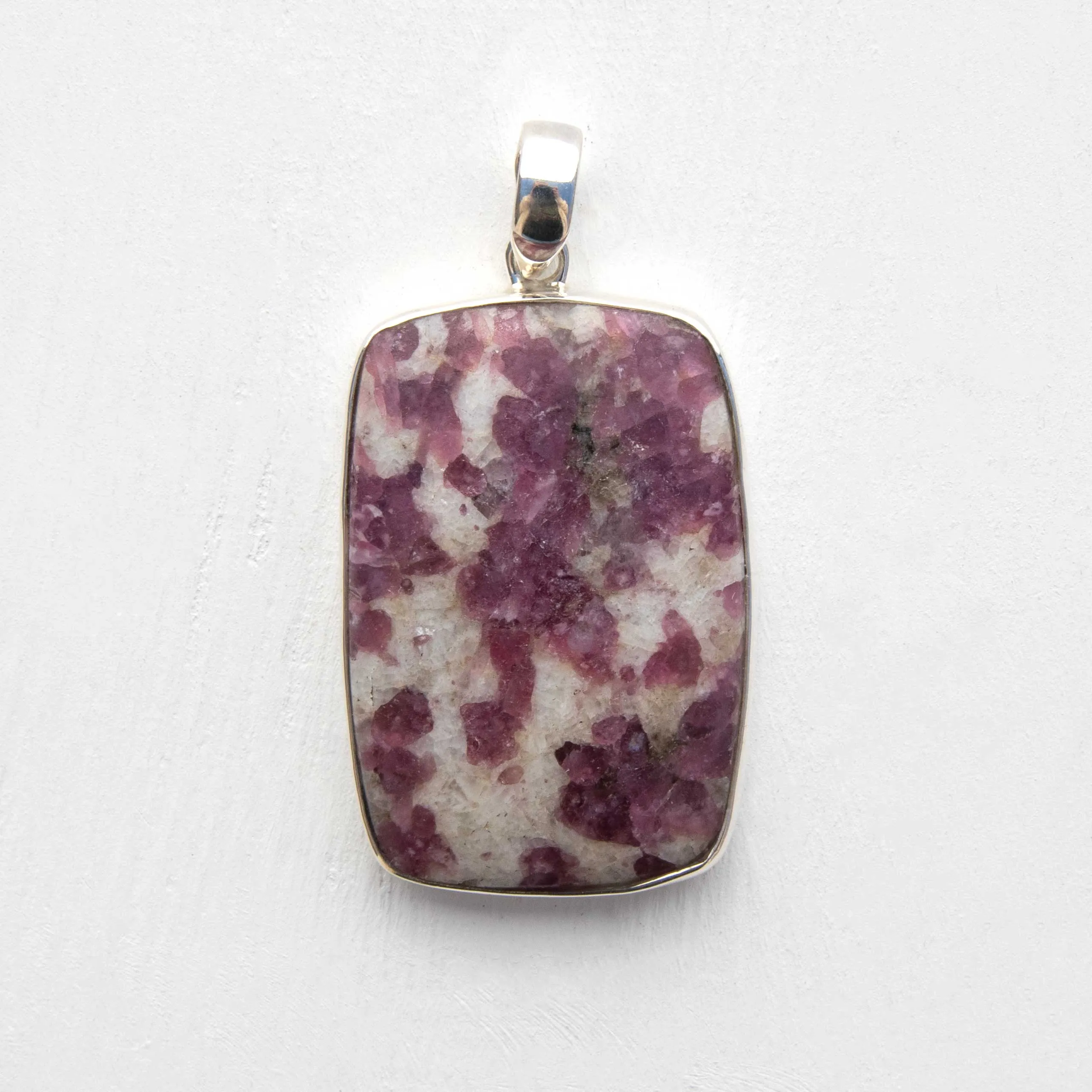 Pink Tourmaline - Pendant, Sterling Silver