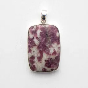 Pink Tourmaline - Pendant, Sterling Silver