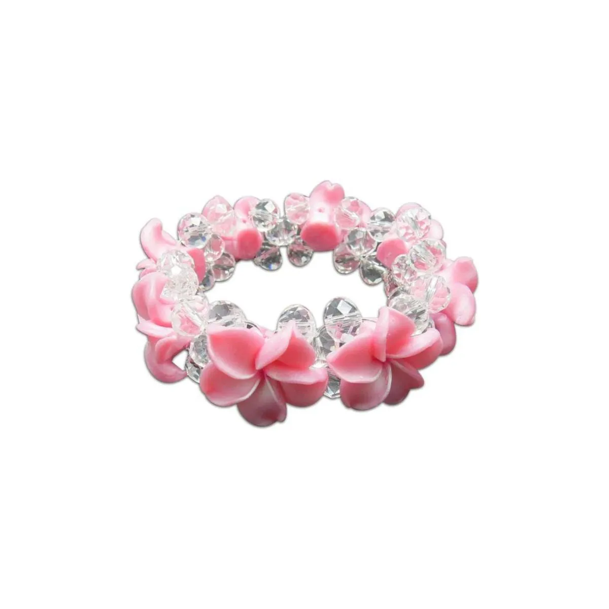 Plumeria Bling Bracelet