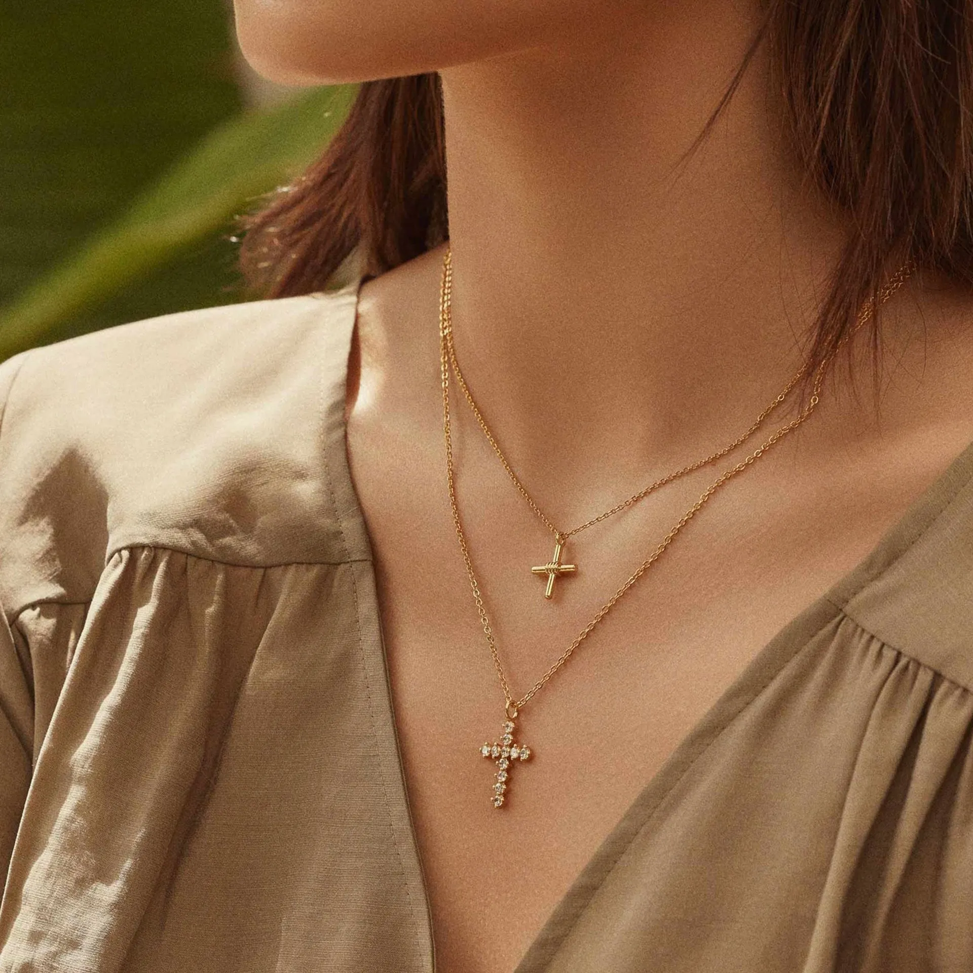 Pule Cross Necklace