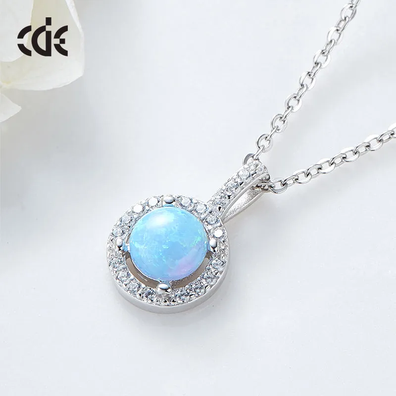 S925sterling silver synthetic gemstone exquisite