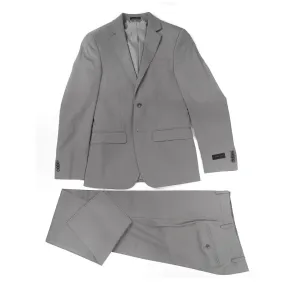 SJ Mens Ultra-Slim Plain Light Grey Suit