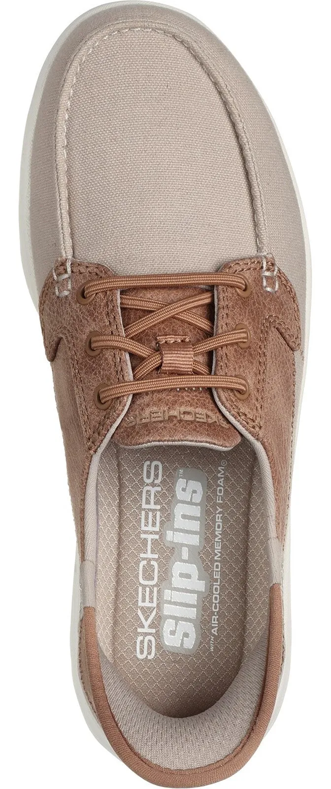 Skechers Slip-Ins 136536 On-The-Go Flex Palmilla Womens Boat Shoe