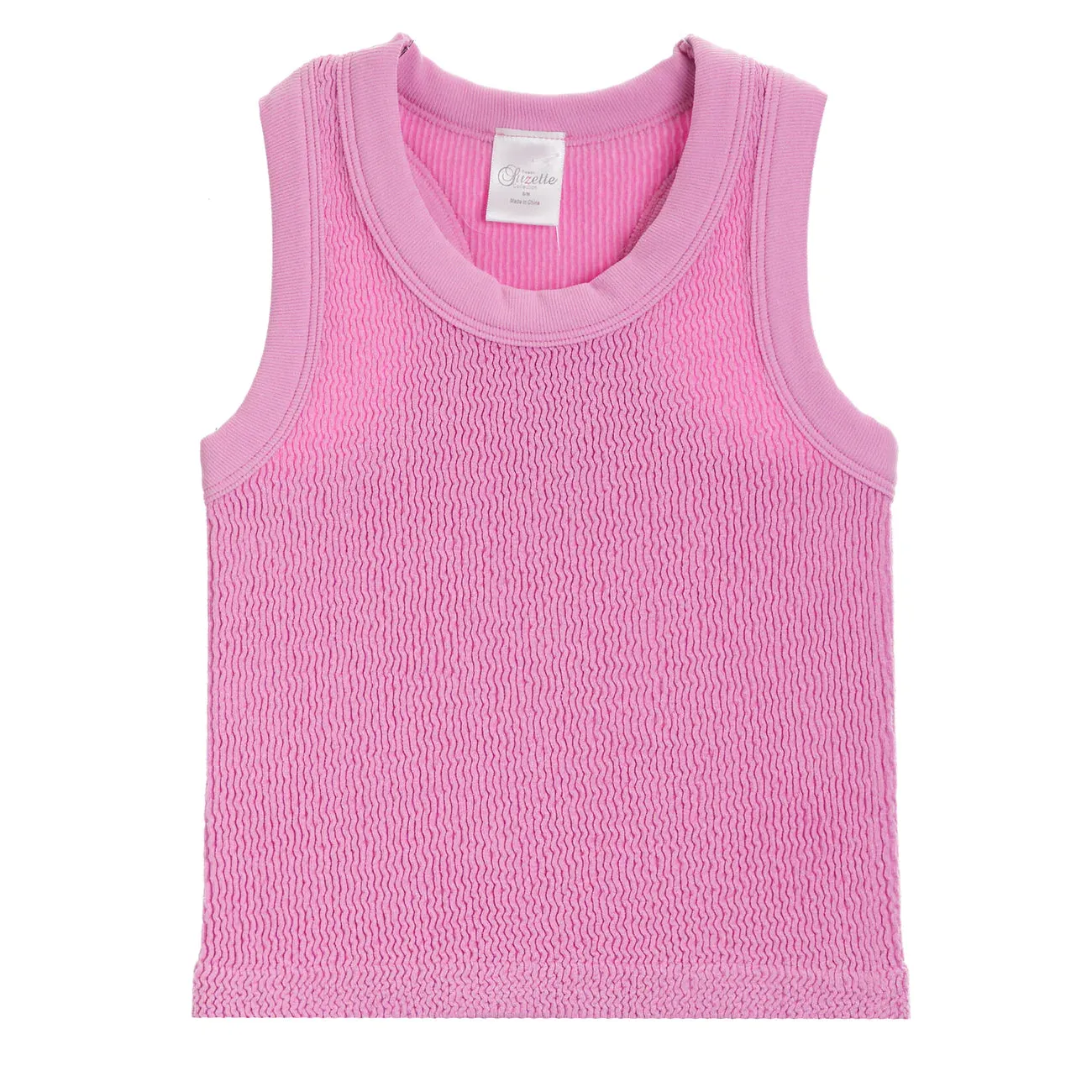 Smocking Sleeveless Tank - Girls