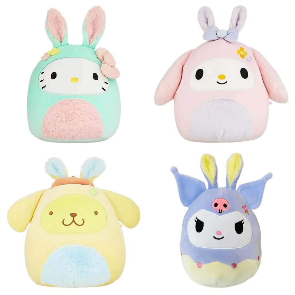 Squishmallows Sanrio Easter 8 Pompompurin Easter Bunny Plush Toy