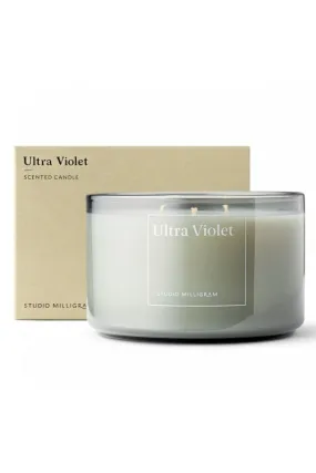 Studio Milligram - Scented 3-wick Candle - Ultra Violet - 600g