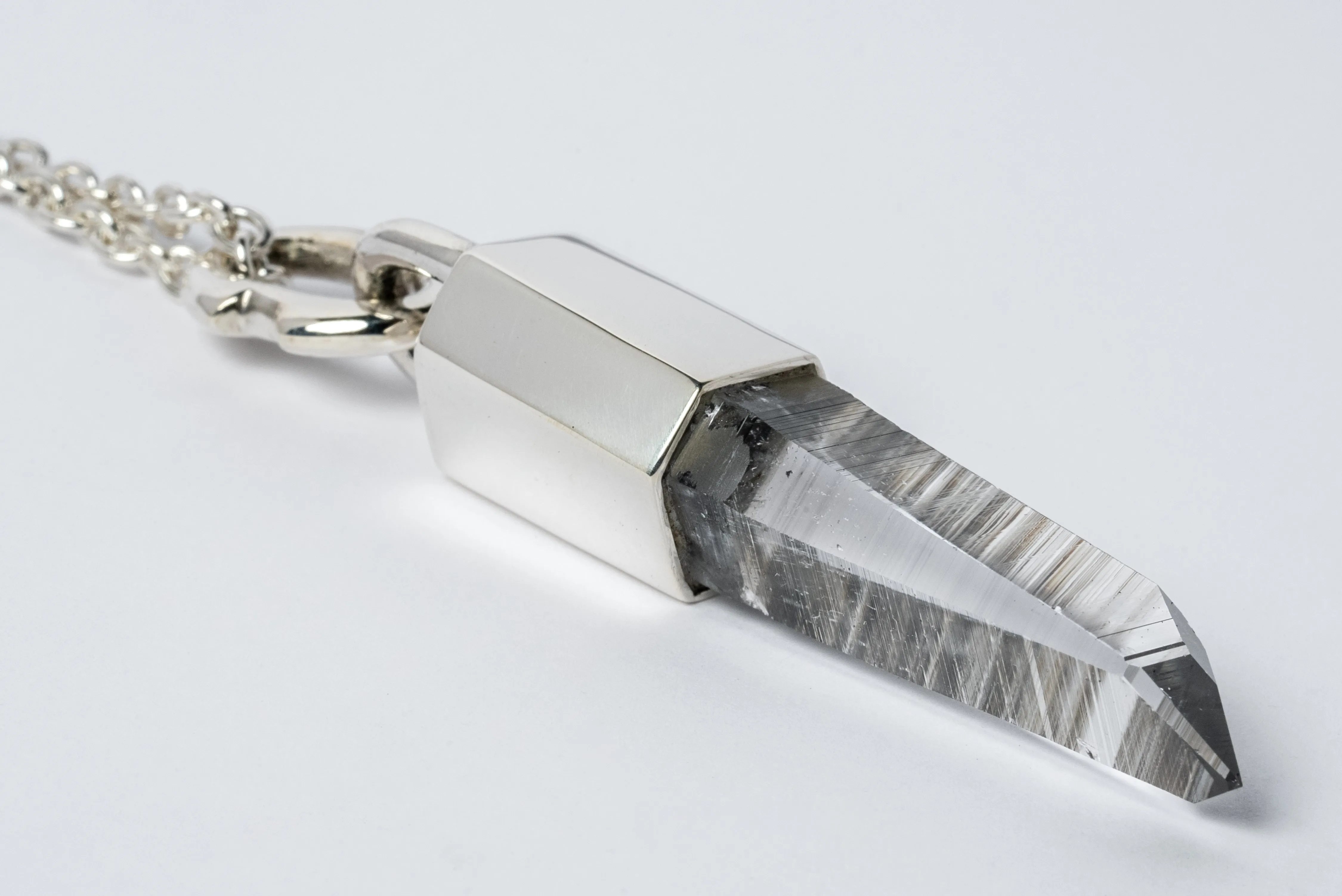 Talisman Necklace (Deco Linked, Lemurian Quartz, PA LEM)