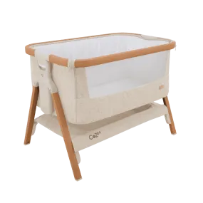 Tutti Bambini Cozee Bedside Crib - Scandinavian Walnut/Ecru