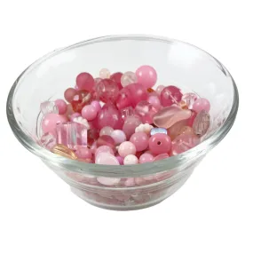 Vintage Pink Glass Bead Mix