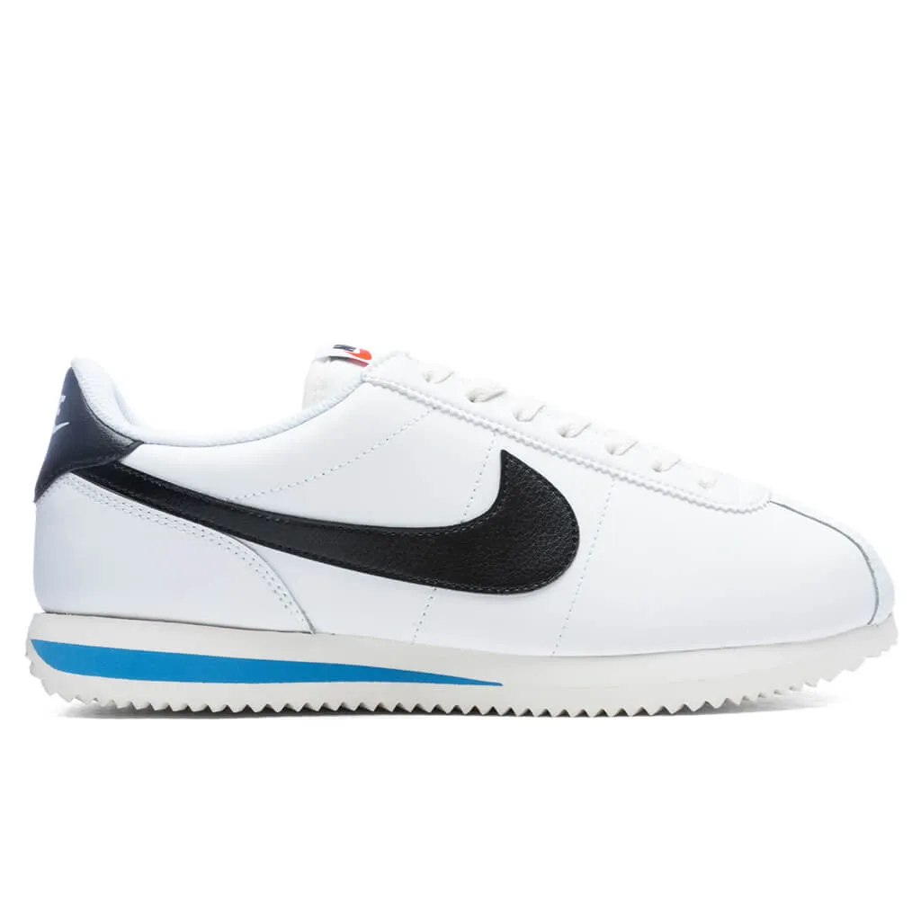 Women's Cortez - White/Black/Light Photo Blue