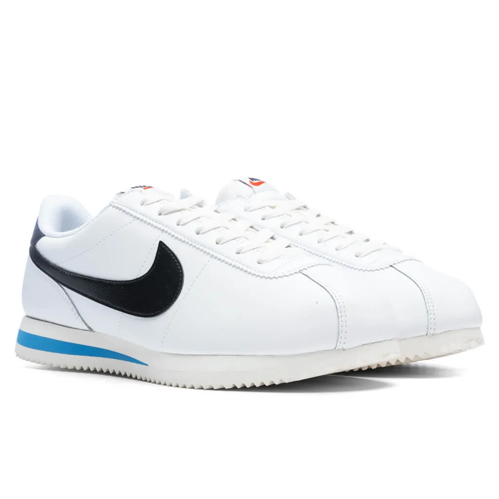 Women's Cortez - White/Black/Light Photo Blue