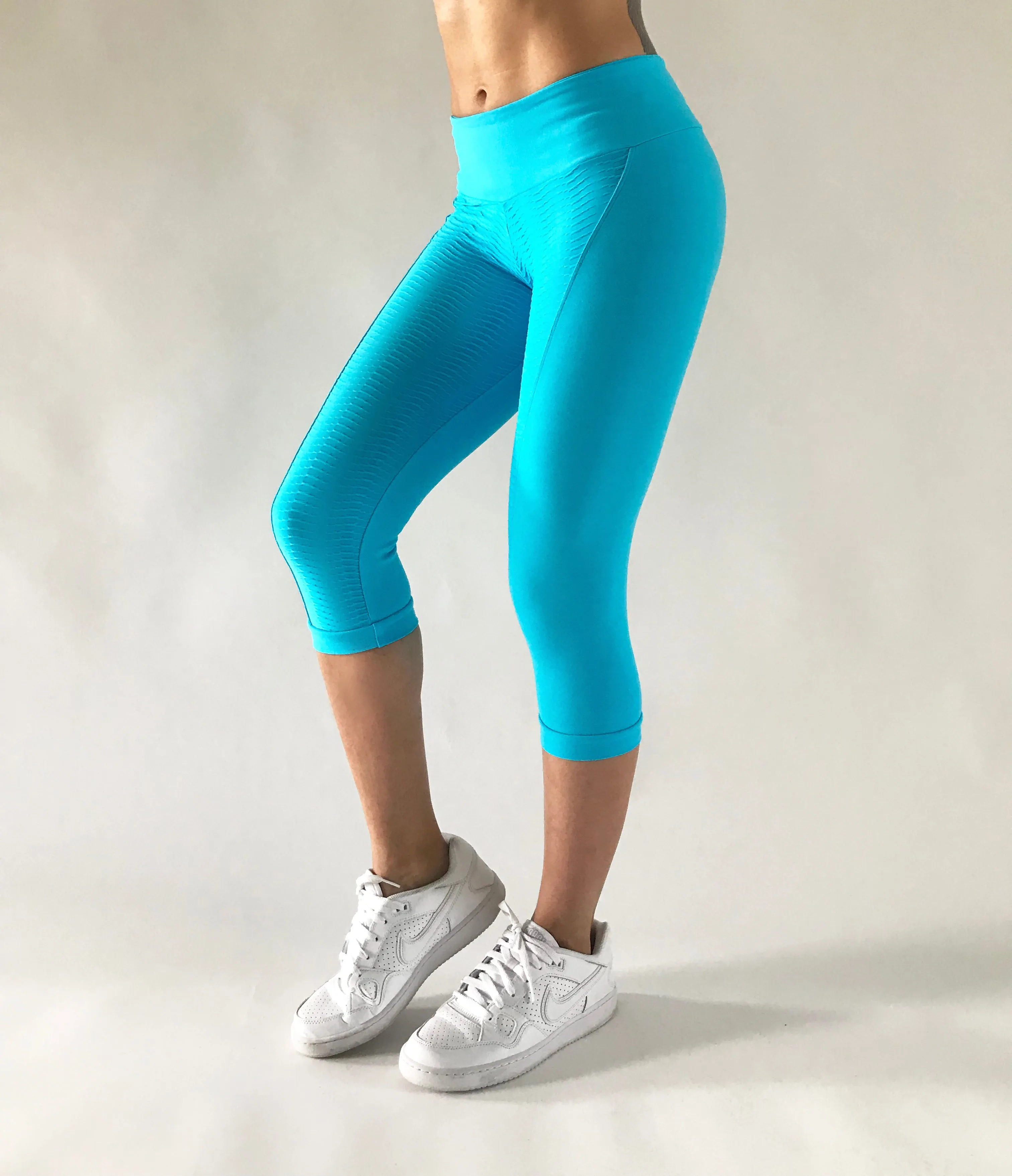 Wrinkle Mix Capris