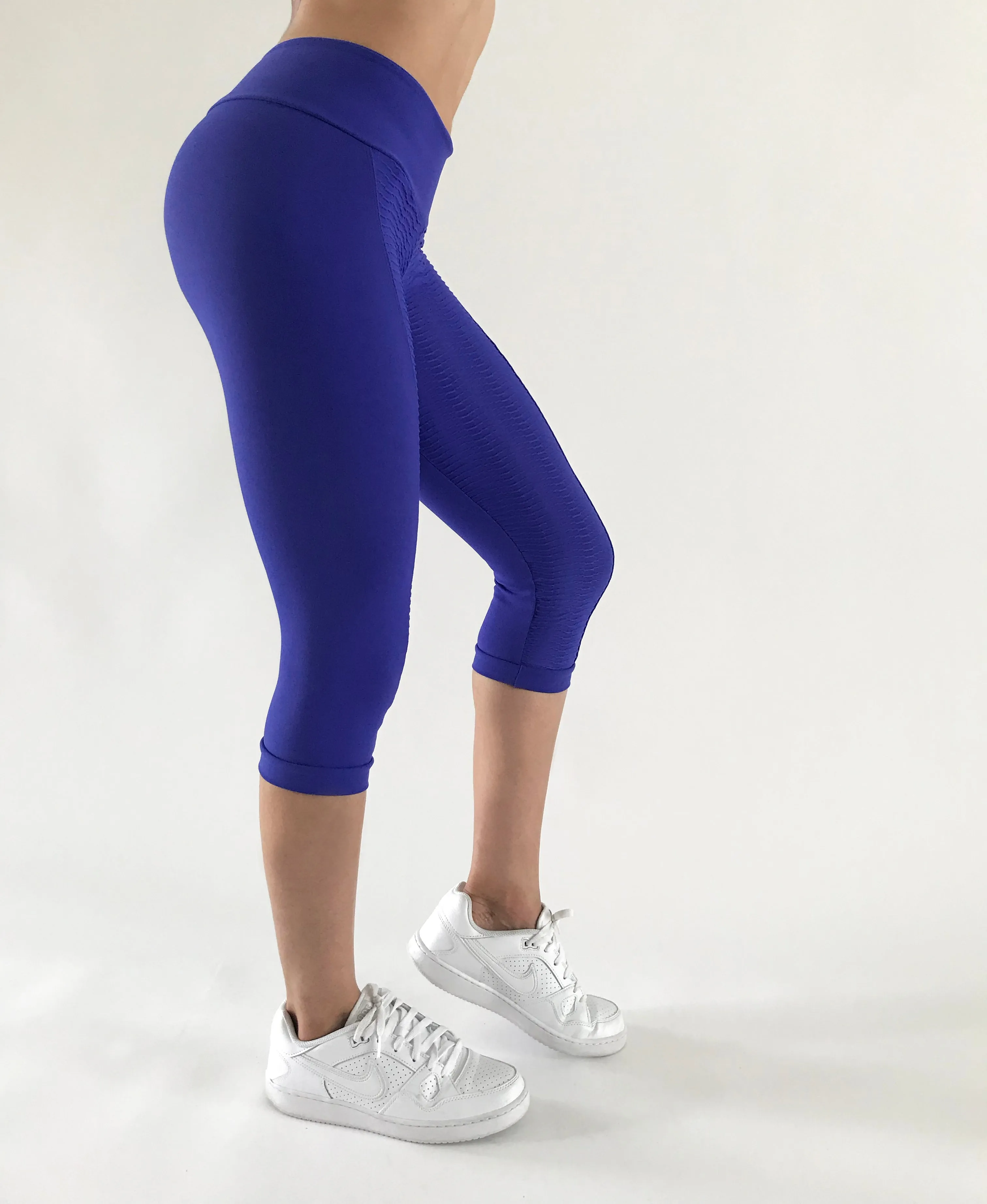 Wrinkle Mix Capris