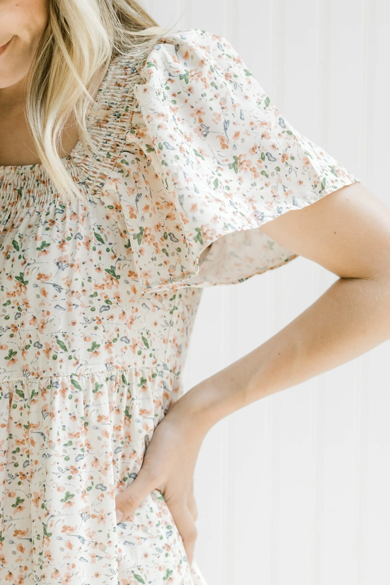 X Cream and Sugar Floral Maxi